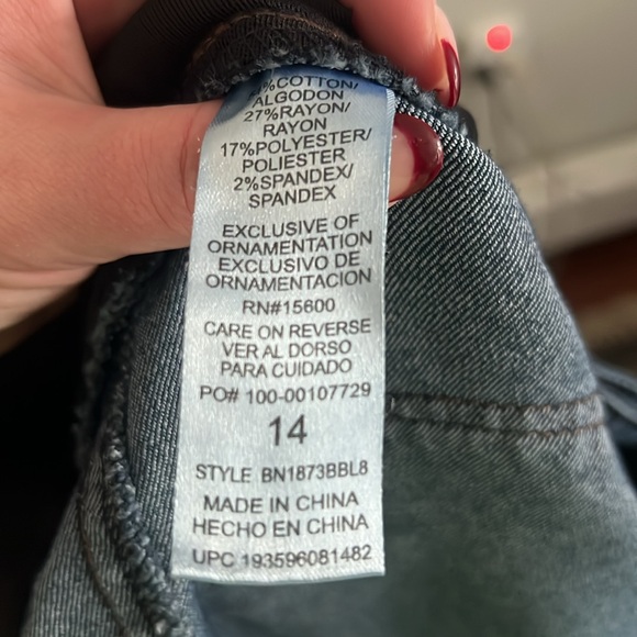 Democracy ankle skinny jeans. Size 14. Excellent condition. True to size. - Picture 6 of 6